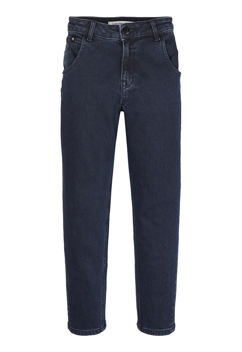 Pantaloni conici cu talie inalta