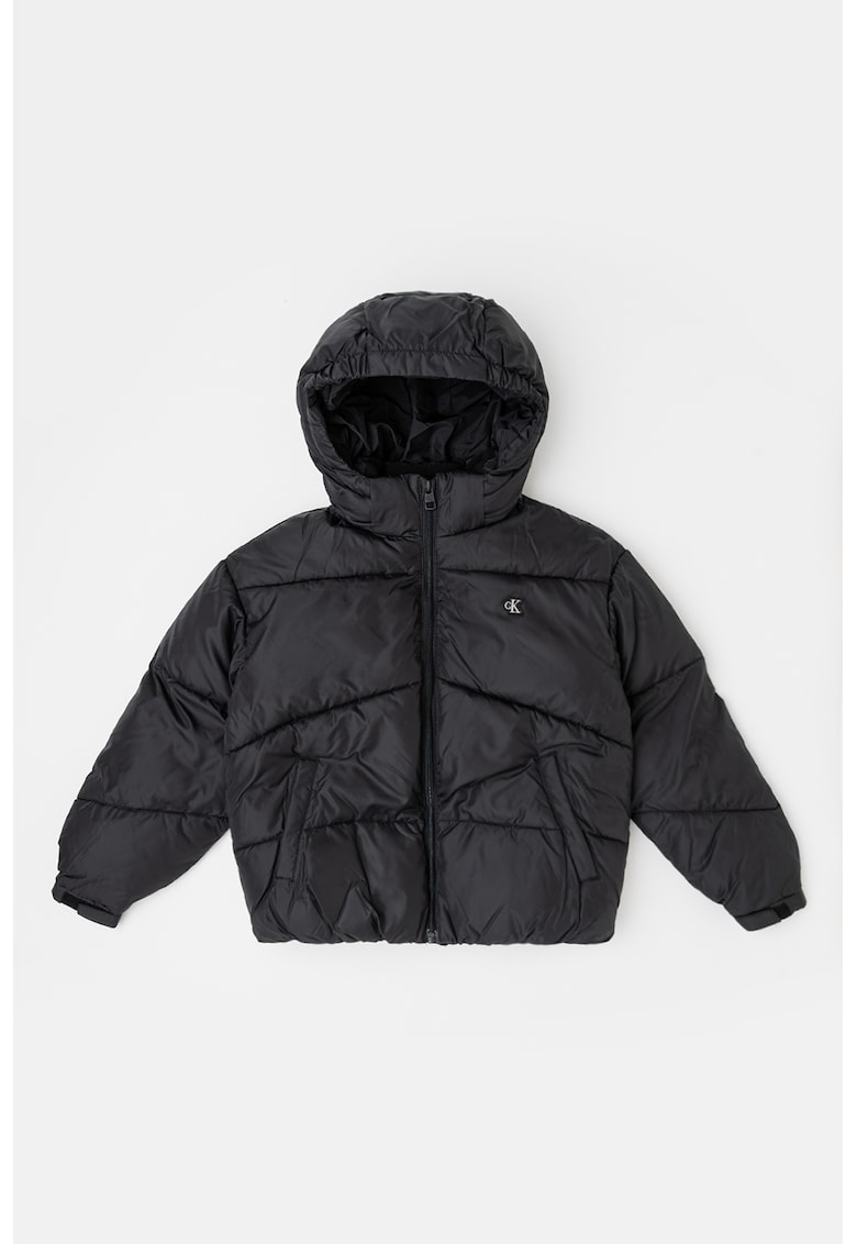 Geaca cu vatelina si gluga detasabila