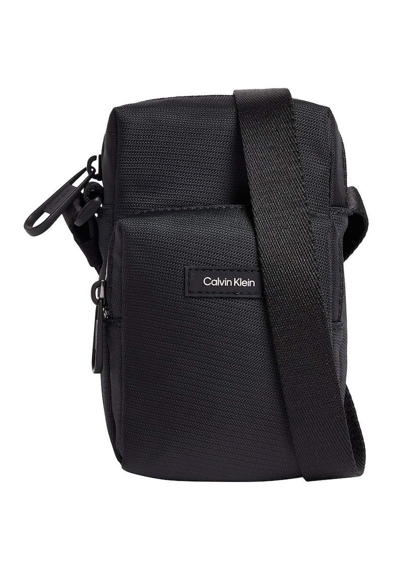 Geanta crossbody cu buzunar frontal