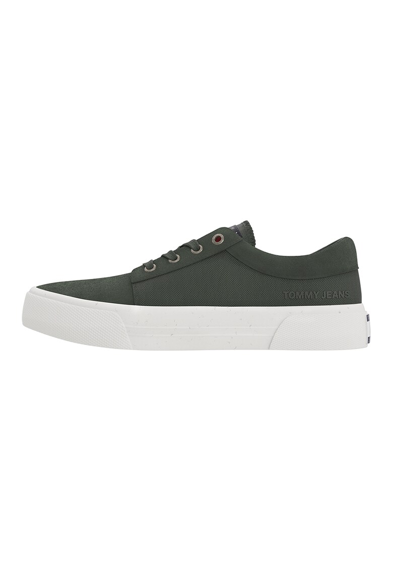 Pantofi sport cu insertii de piele intoarsa