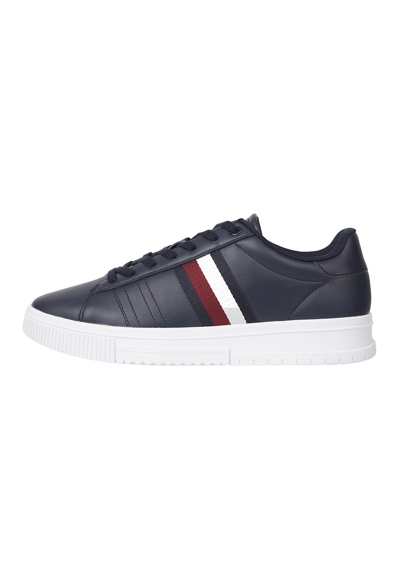 Pantofi sport din piele cu logo