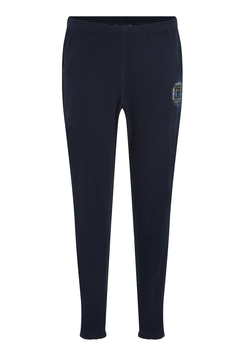 Pantaloni sport regular fit cu logo