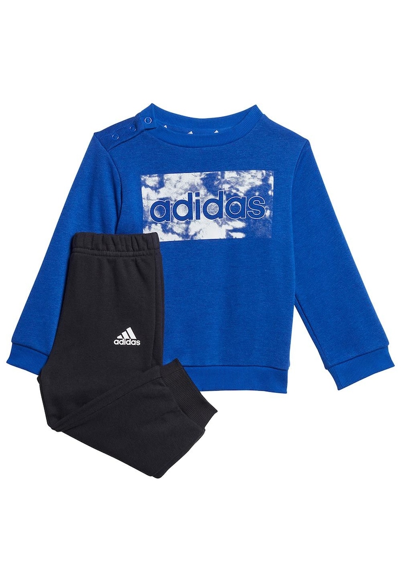 Set cu pantaloni lungi pentru copii - Bumbac - Albastru/Negru - Albastru