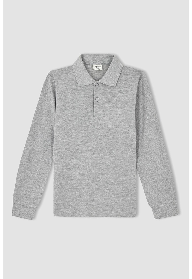Bluza polo din amestec de bumbac