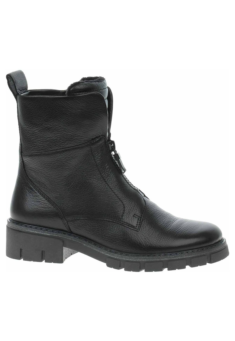 Botine dama - 12-23130-65 - piele naturala - negru - Negru