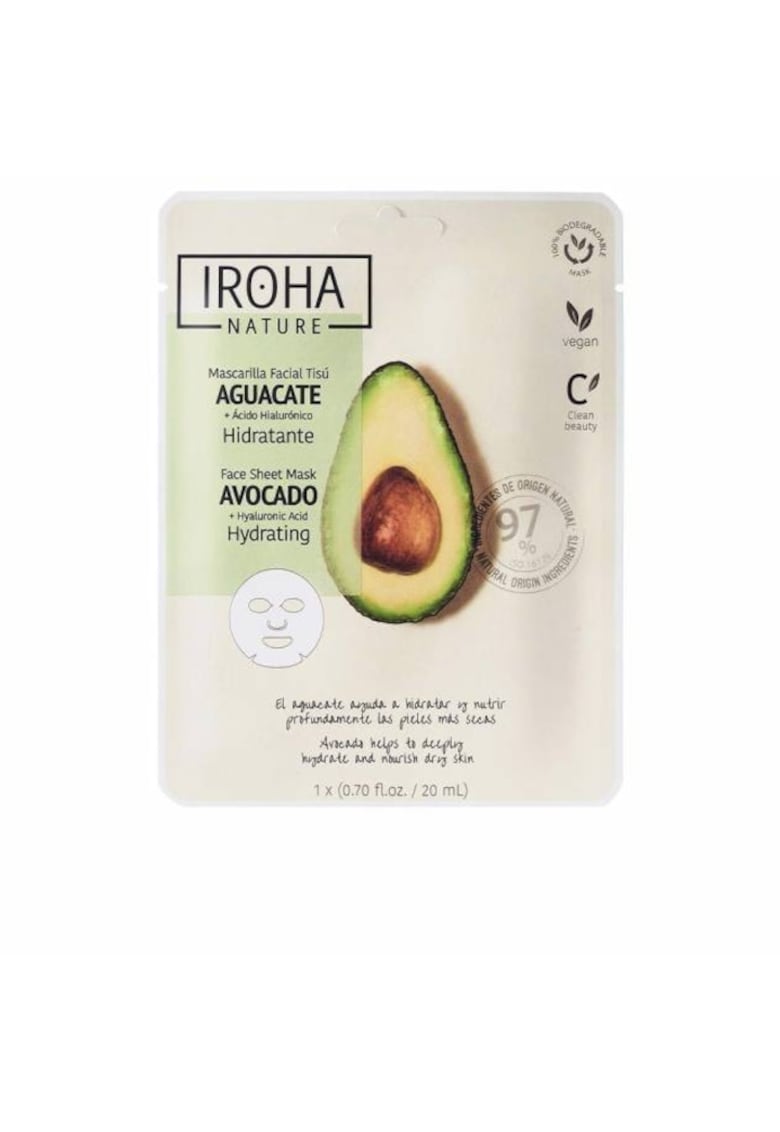 Masca de fata hidratanta cu avocado - 20 ml