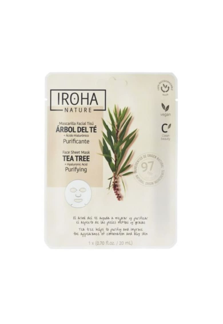 Masca de fata  Nature Purifying - Tea Tree - 20 ml Masca de fata  Nature Purifying - Tea Tree - 20 ml