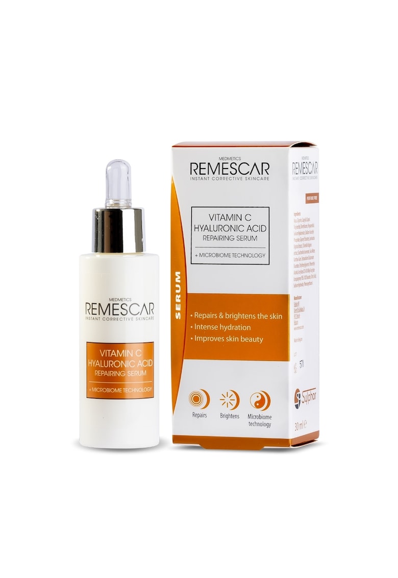 Serum reparator cu Vitamina C si Acid hialuronic - 30 ml