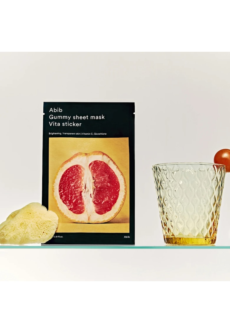 Masca faciala cu efect iluminator  Gummy sheet mask Vita sticker - 27ml