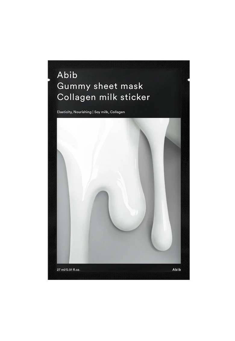 Masca hidratanta cu colagen  Gummy sheet mask Collagen milk sticker - 27ml Masca hidratanta cu colagen  Gummy sheet mask Collagen milk sticker - 27ml