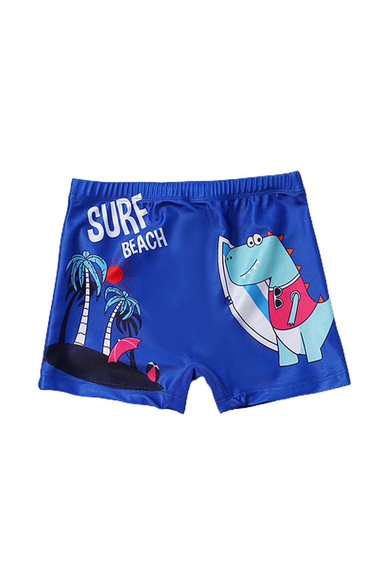 Pantaloni de baie pentru baieti - tematica sporturi de vara - model dino cool surf beach - EFAYN