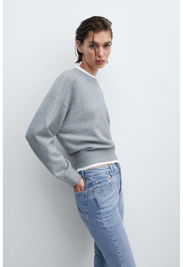 Blugi slim fit cu aspect decolorat Claudia