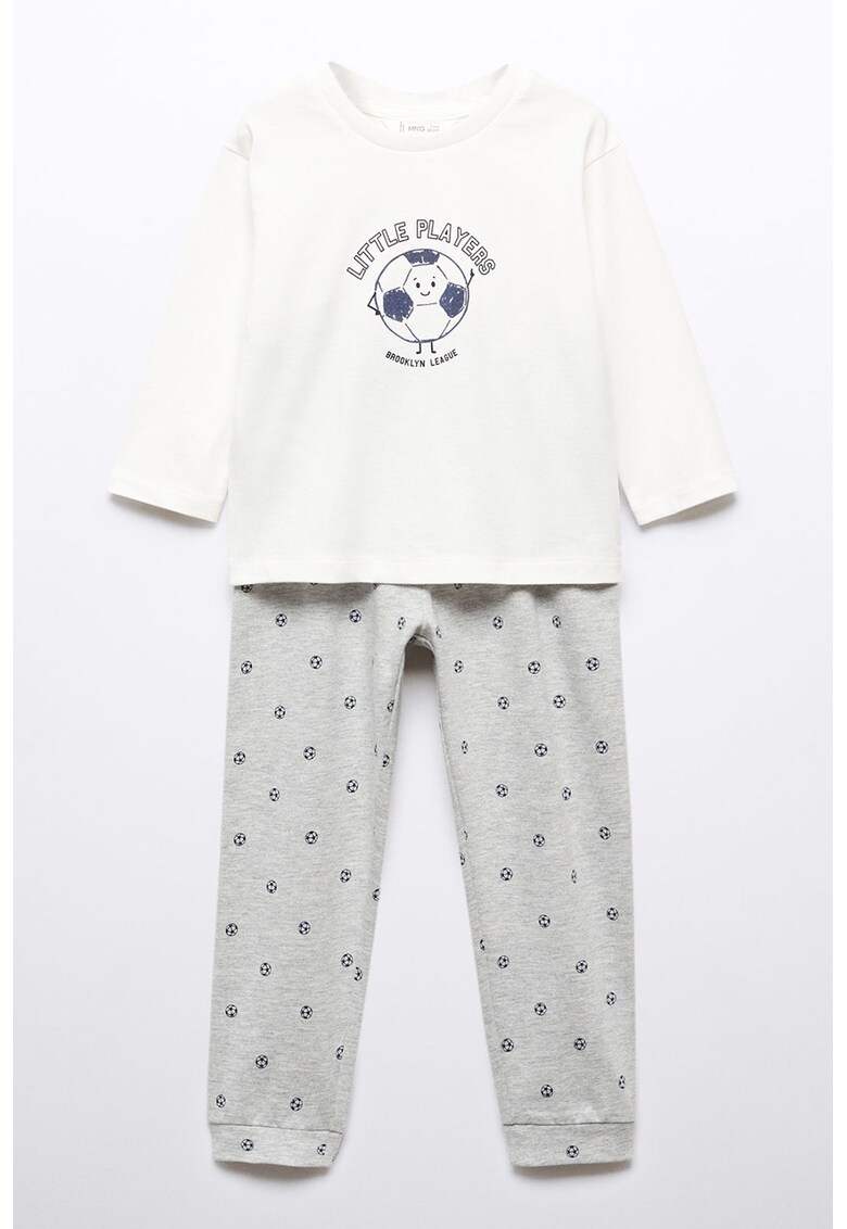 Pijama cu imprimeu cu fotbal