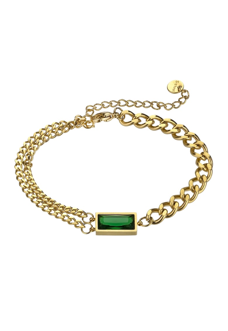 Bratara din otel inoxidabil cu zirconia Bratara din otel inoxidabil cu zirconia