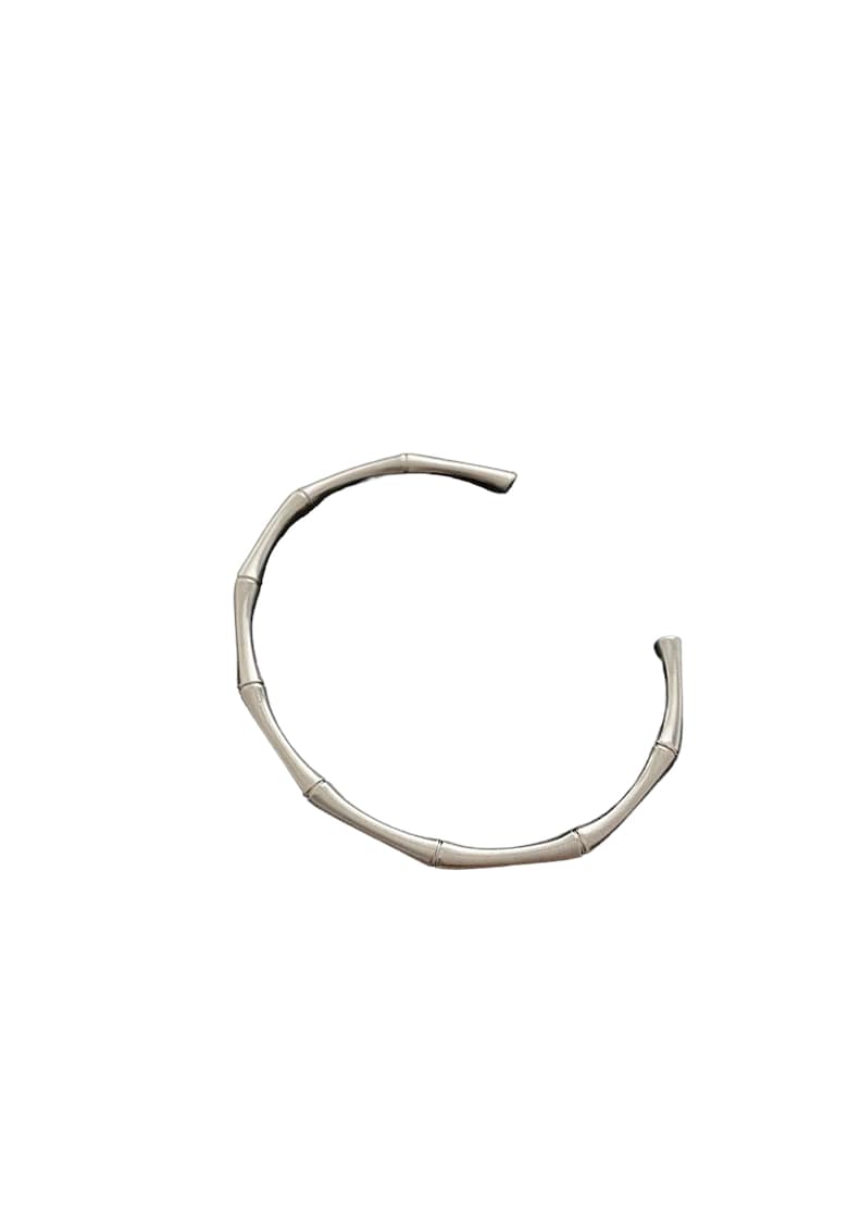 Bratara argintie - suflata cu aur 14k - Gisberta C1