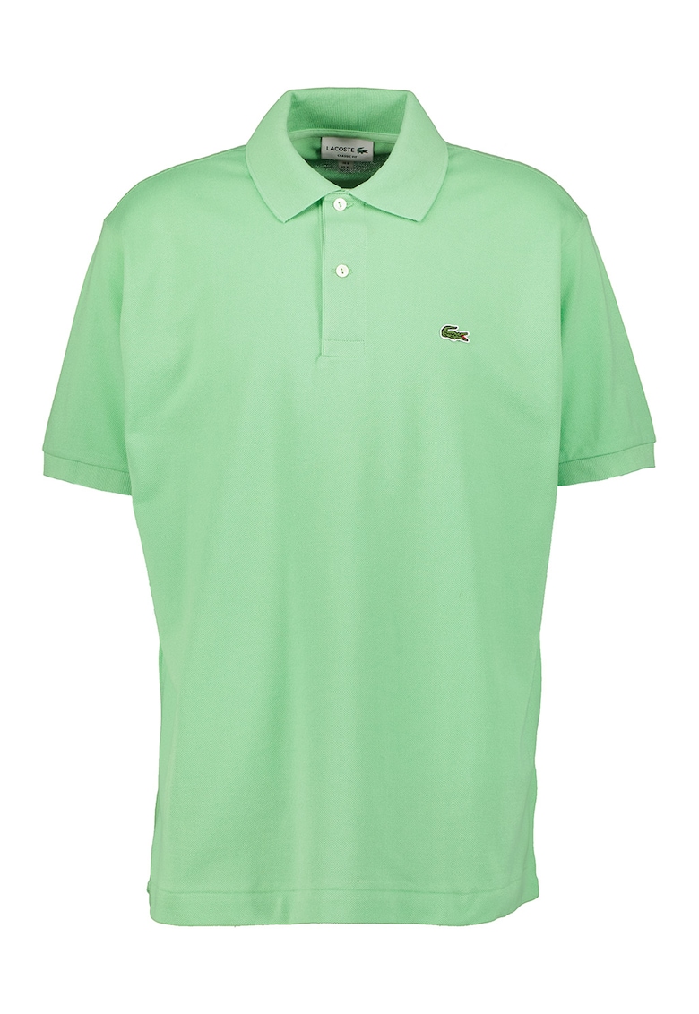 Tricou polo de bumbac cu aspect pique