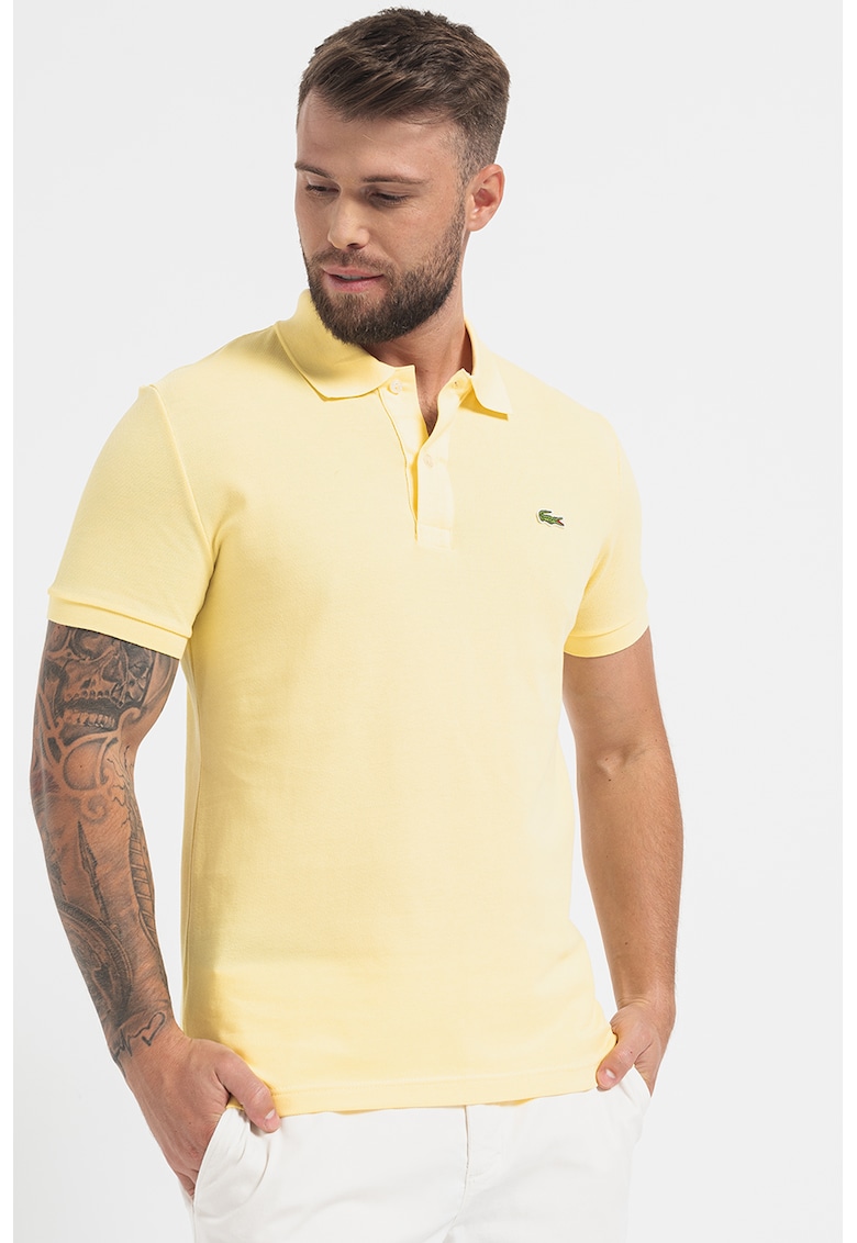 Tricou polo de bumbac cu logo