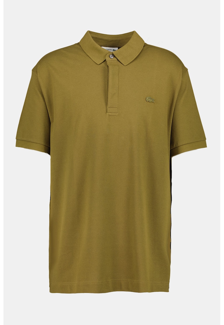 Tricou polo regular fit cu logo discret