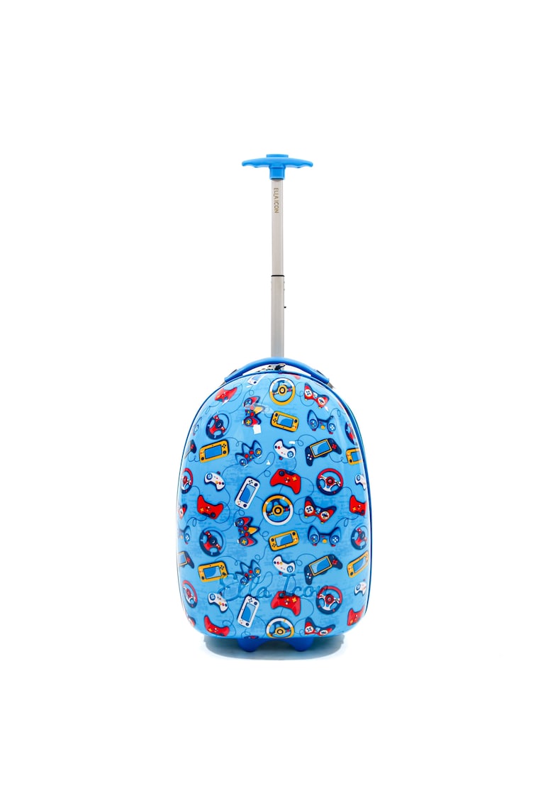 Troler pentru copii Joystick Albastru 46X30X24 cm