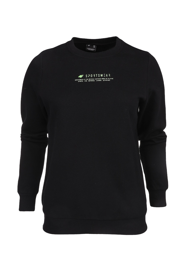 Hanorac de dama - Bumbac - Negru -