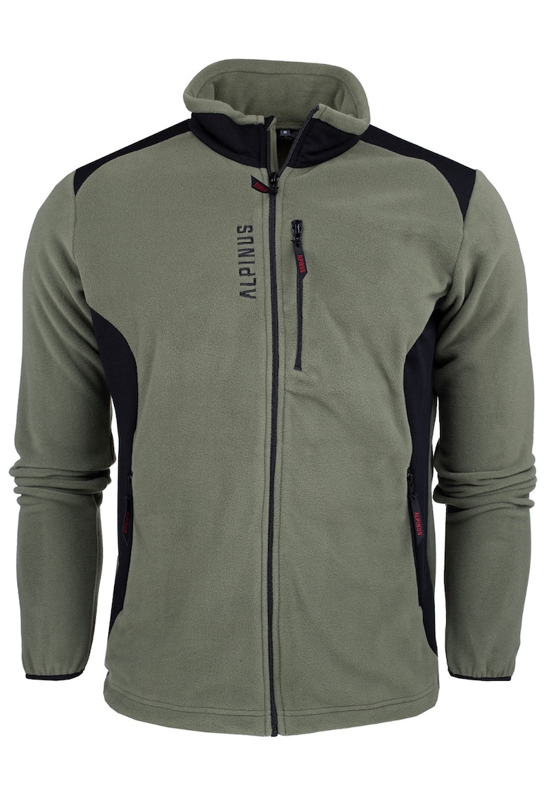 Bluza sport din fleece pentru barbati - Poliester - Kaki