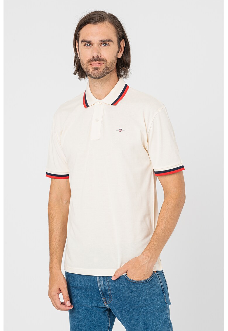 Gant Тениска с яка и контрасти за Мъже Gant Тениска с яка и контрасти за Мъже