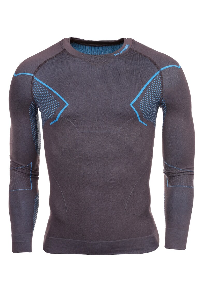 Bluza termoactiva barbati - Gri/Albastru