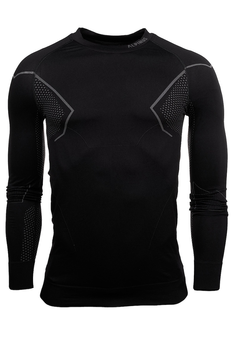 Bluza termoactiva barbati - Bumbac - Negru