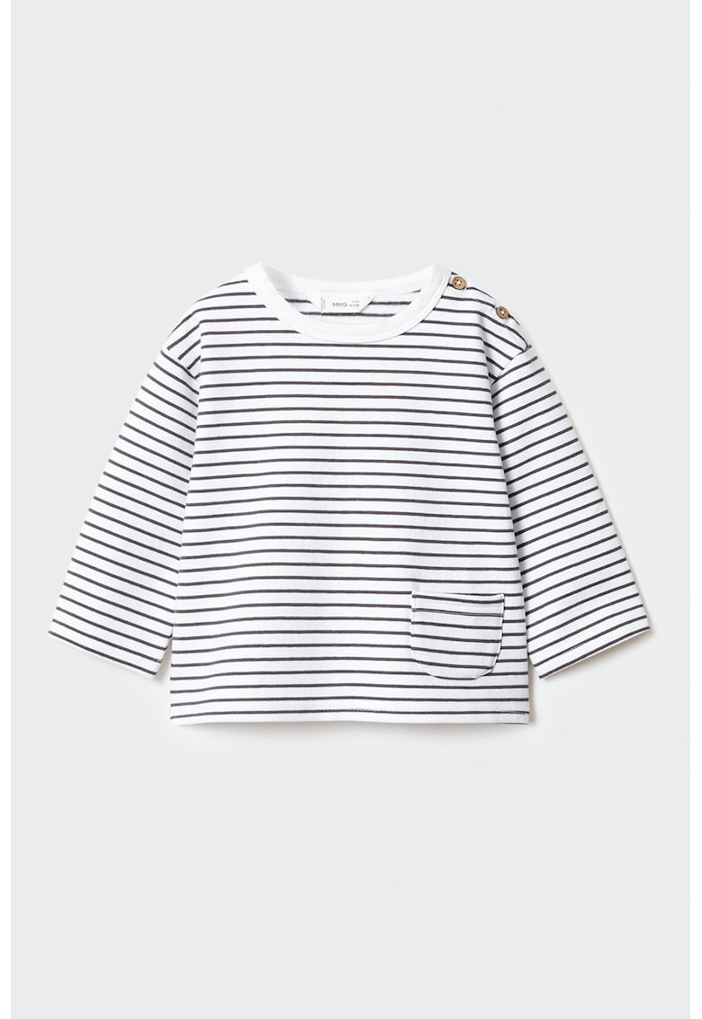 Bluza din bumbac Stripe