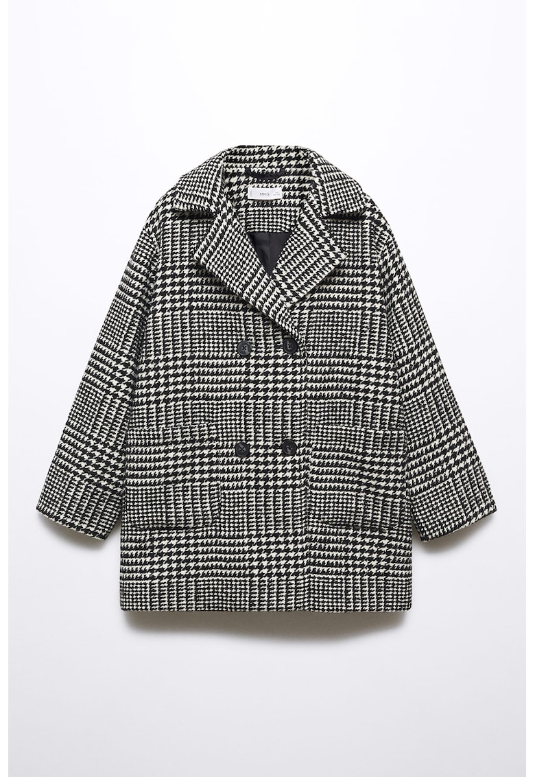 Palton cu model houndstooth denver