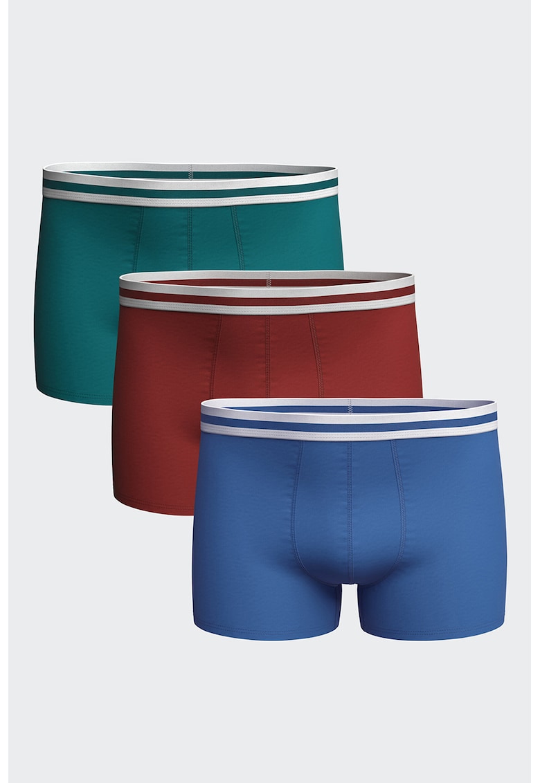Set de boxeri cu elastic cu dungi - 3 perechi