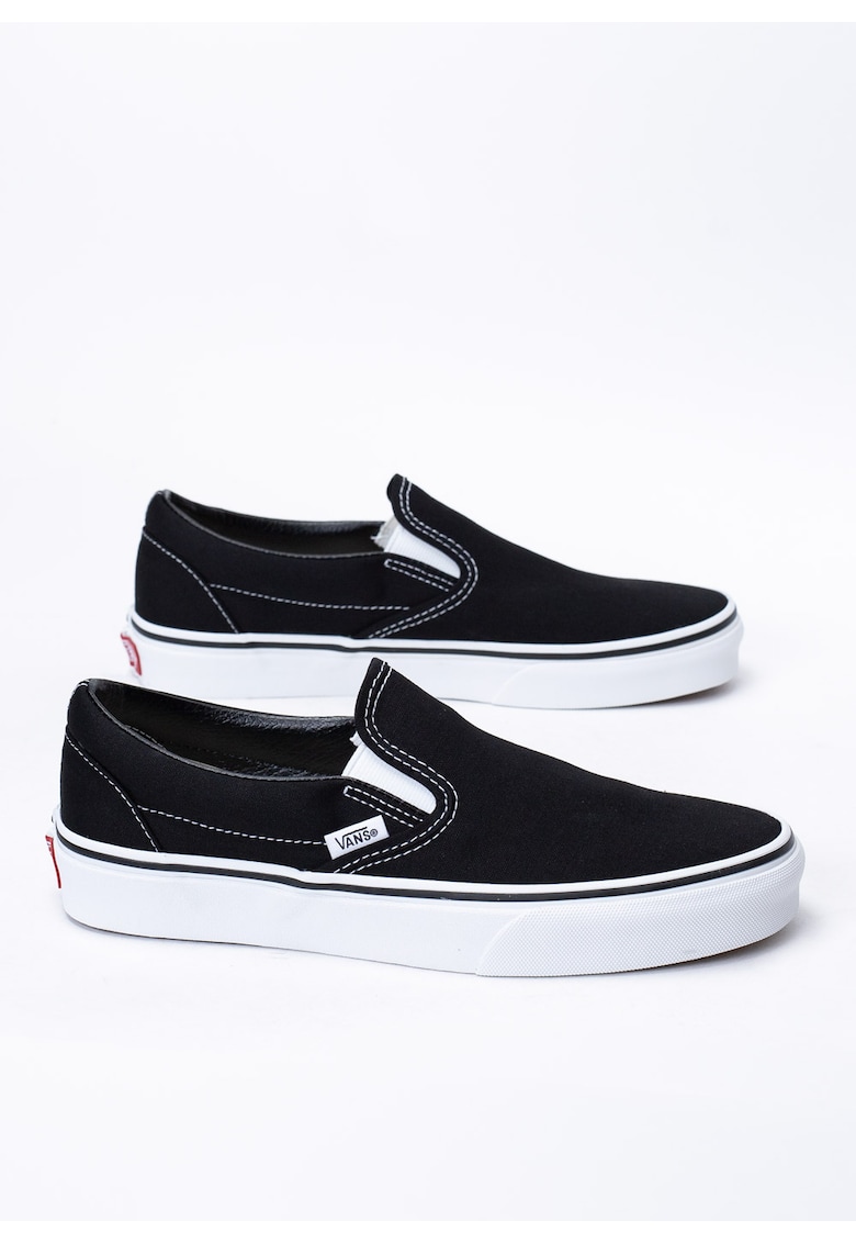 Pantofi slip-on UA Classic - Alb/Negru