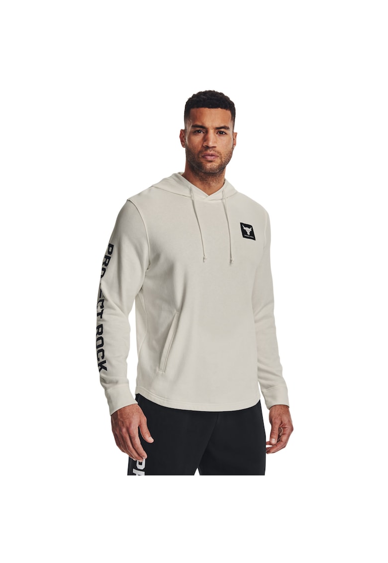 Hanorac de antrenament pentru barbati - Bumbac/Poliester - Alb Hanorac de antrenament pentru barbati - Bumbac/Poliester - Alb