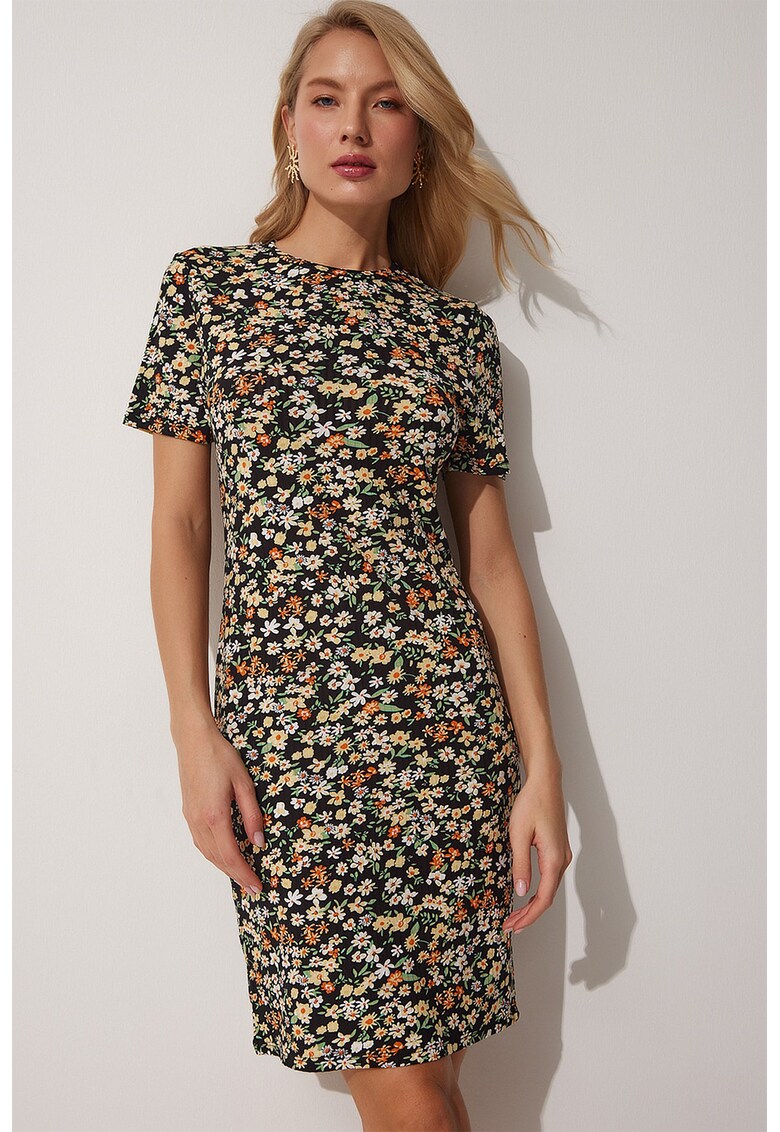 Rochie mini cu imprimeu floral