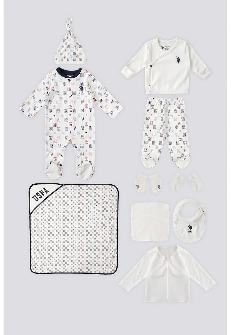 Set de imbracaminte de bumbac - 10 piese