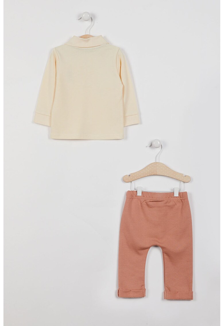 Set de bluza polo si pantaloni - 2 piese