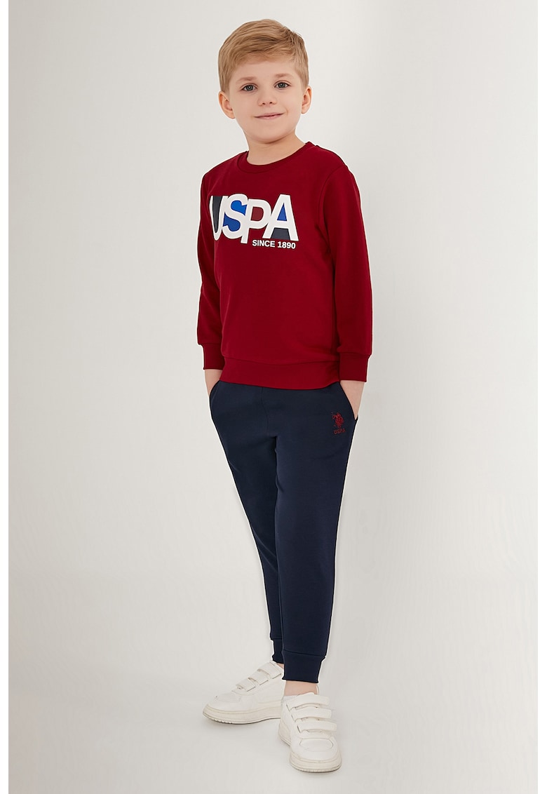 Trening cu imprimeu logo - Albastru ultramarin/Rosu inchis