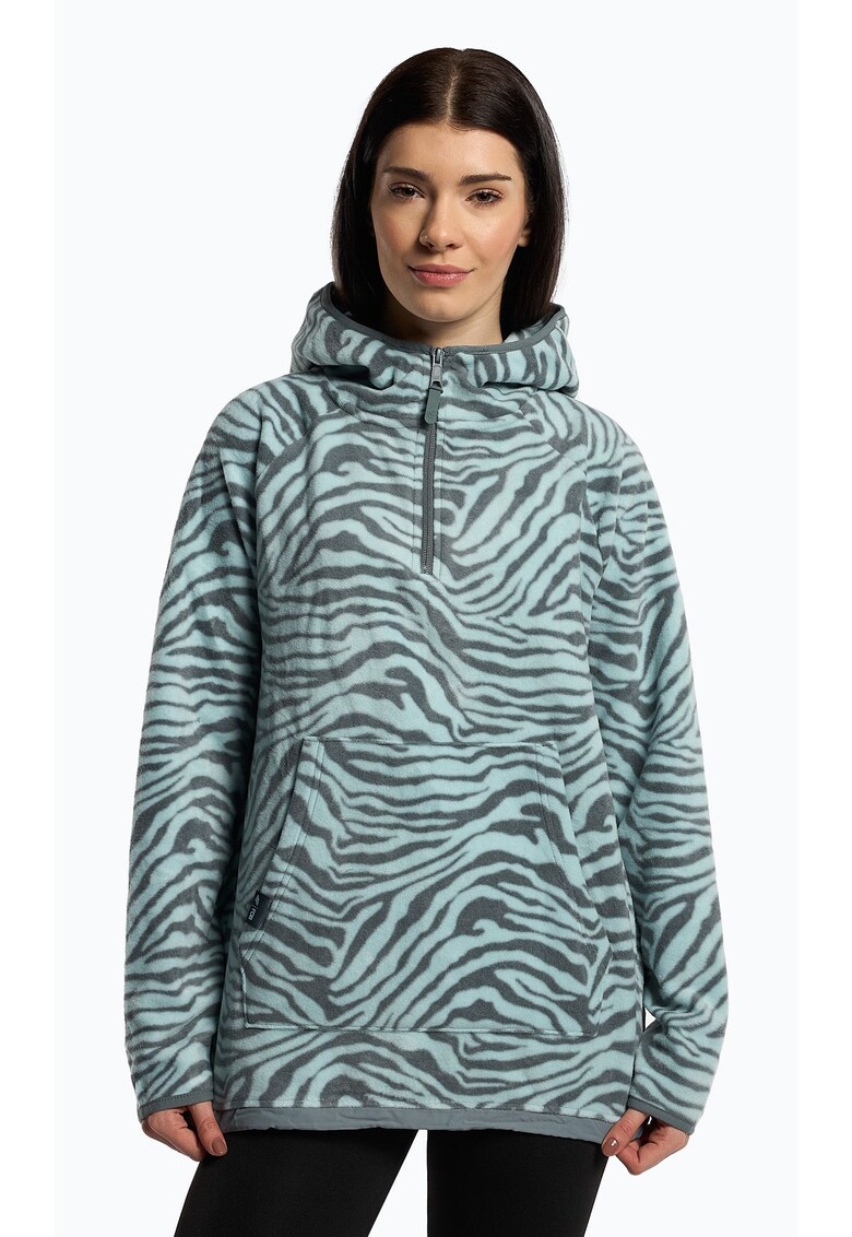 Geaca de snowboard dama - Poliester - Albastru - Multicolor