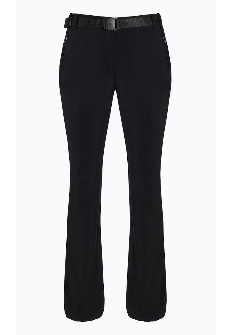 Pantaloni trekking dama - Negru - Poliester - Negru