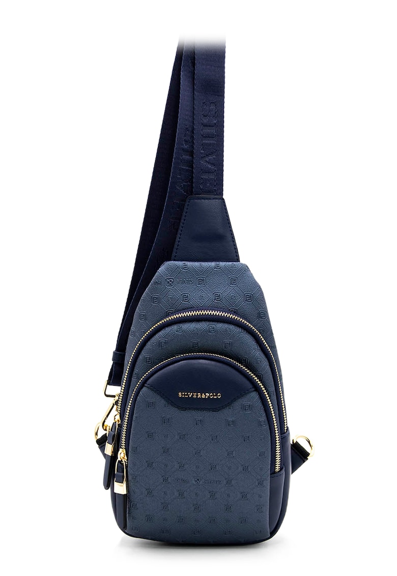 Rucsac de piele ecologica cu o bareta si model Rucsac de piele ecologica cu o bareta si model