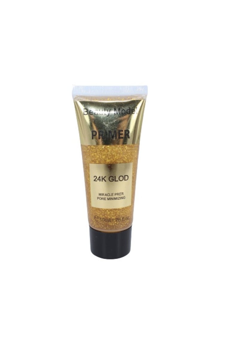 Primer machiaj pentru pori -  Beauty Model - 24K Gold - Particule de aur - Stralucitor - 50 ml Primer machiaj pentru pori -  Beauty Model - 24K Gold - Particule de aur - Stralucitor - 50 ml