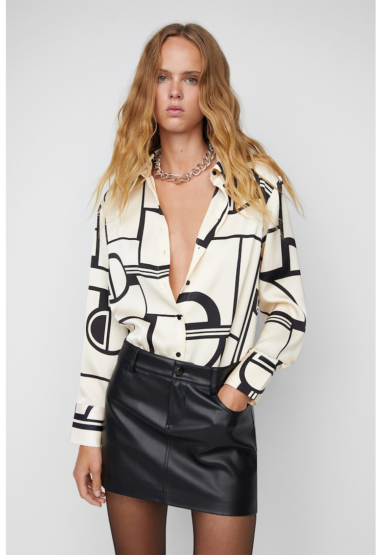 Camasa cu imprimeu geometric Ivanka