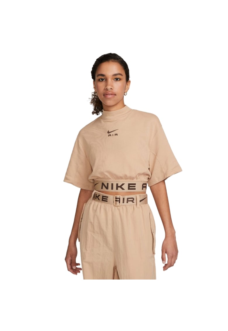 Tricou W NSW AIR SS CROP TOP - FB8246-200 - Femei - Maro