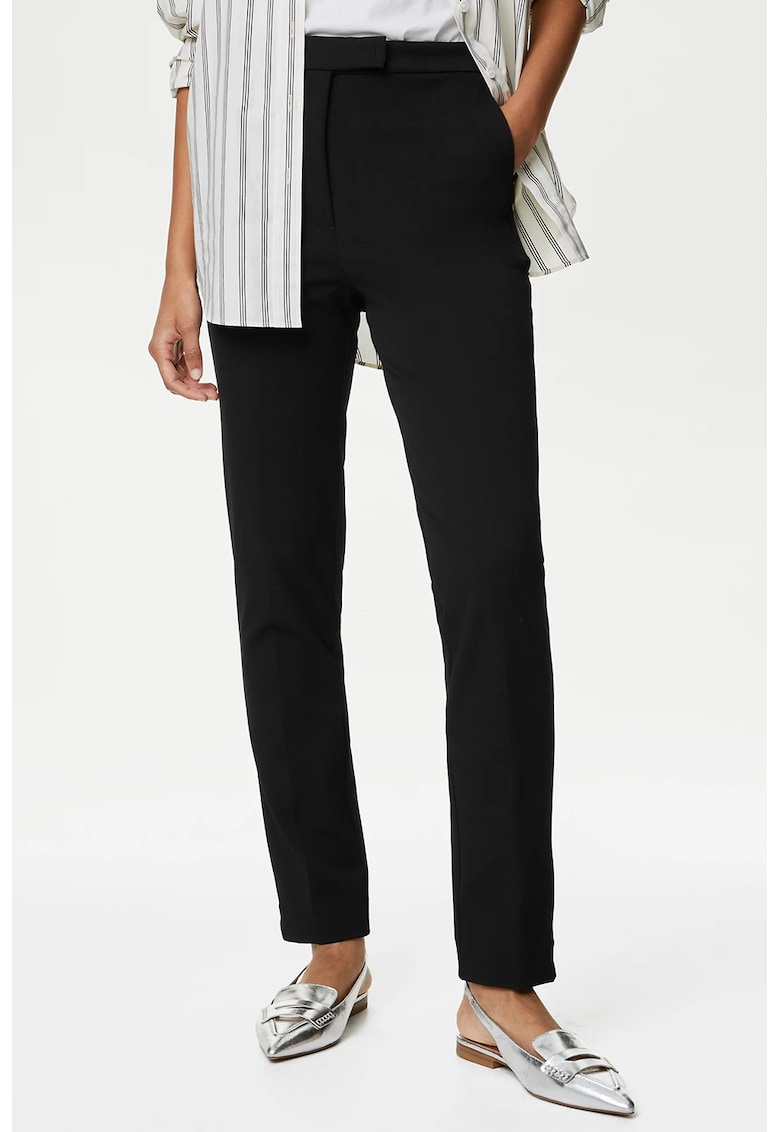 Pantaloni lungi slim fit - Negru