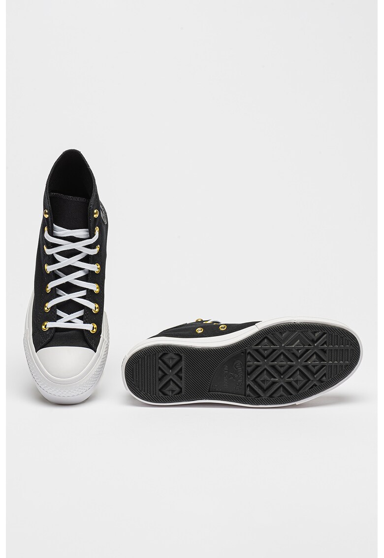 Tenisi din panza cu garnituri cu tinte Chuck Taylor All Star Lift