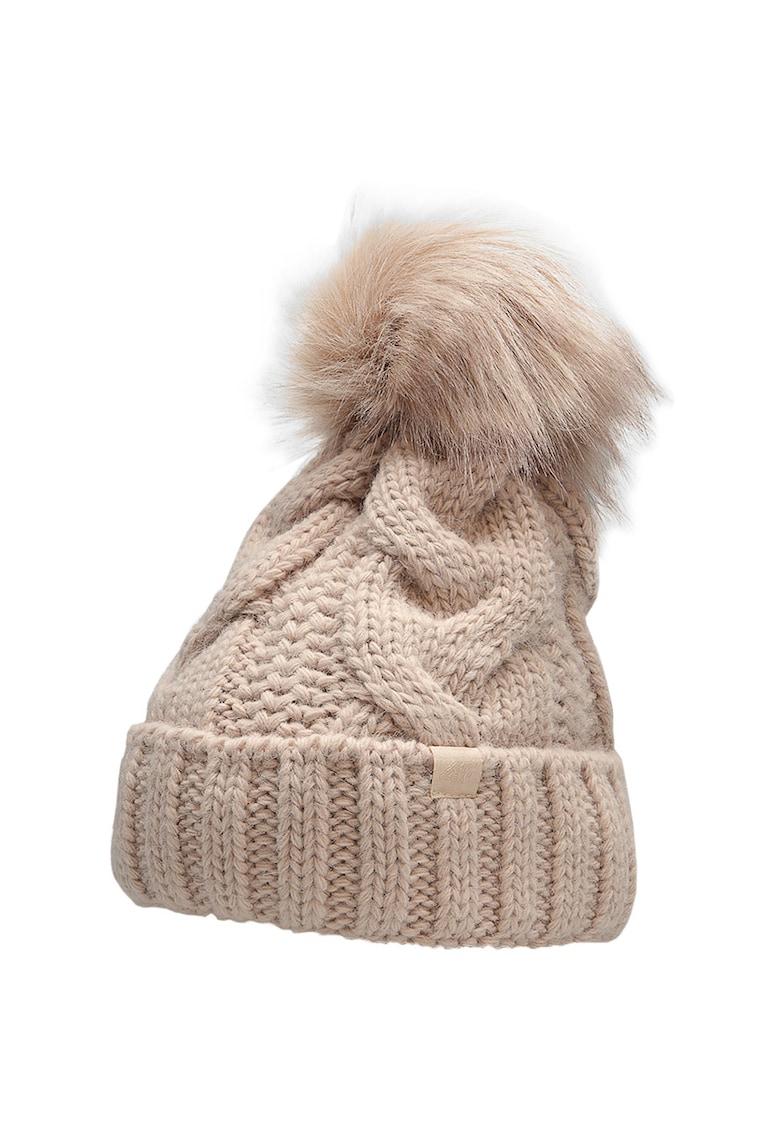 Caciula dama cu sigla - pompon - 50-/54