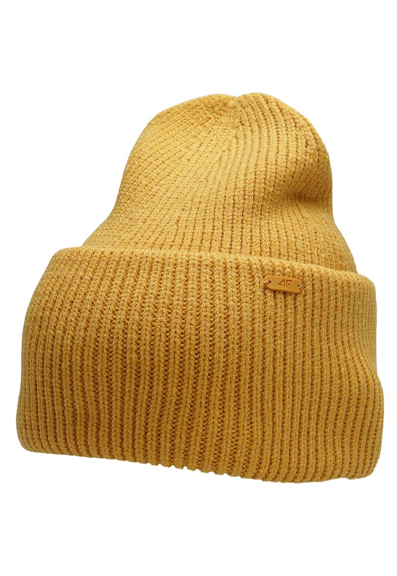 Caciula dama structura nervurata - S-M - 50- - cu sigla 4F