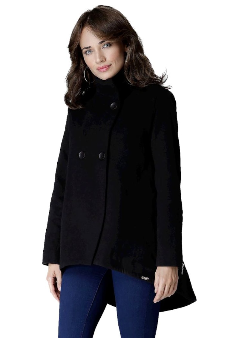 Jachetă de tranziție pentru femei Azar L021 neagră Jachetă de tranziție pentru femei Azar L021 neagră