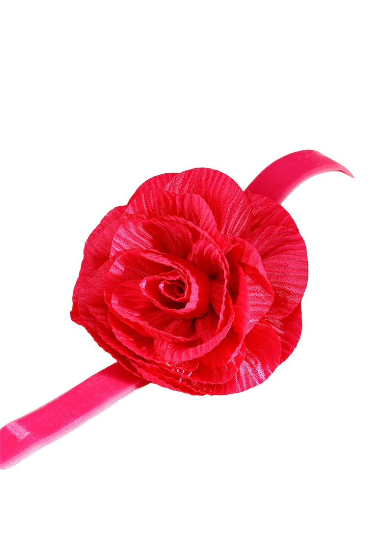 Colier choker - roz - cu floare - Hanka C2 - Colier choker - roz - cu floare - Hanka C2 -