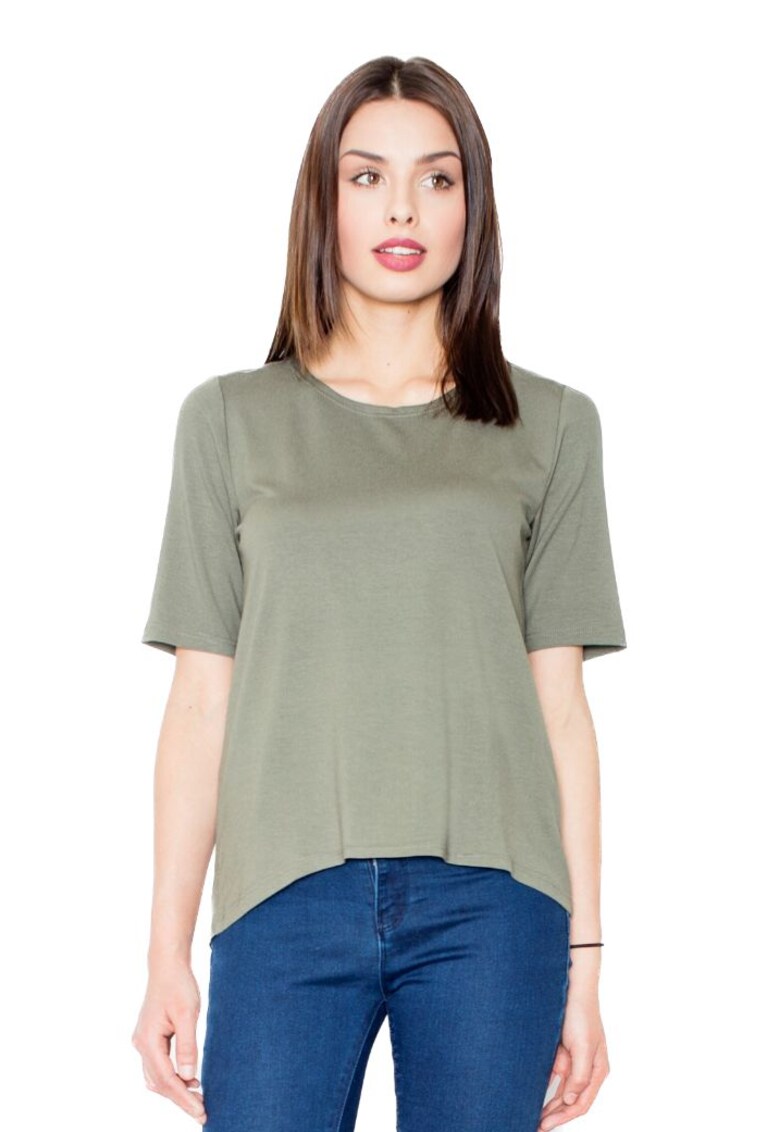 Tricou cu mânecă scurtă pentru femei Ygrailde M436 Olive - Verde